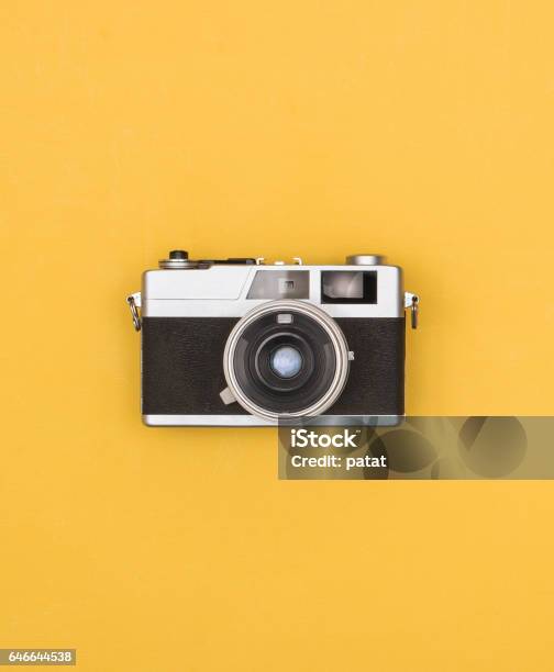 Retro Photography Camera Stock Photo - Download Image Now - Camera - Photographic Equipment, Old-fashioned, Retro Style