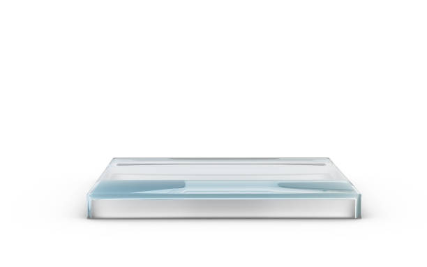 istock base of square glass stand for products display 646662112