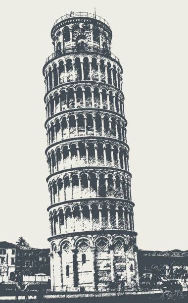 istock Tower of Pisa on the Square of Wonders 646665060