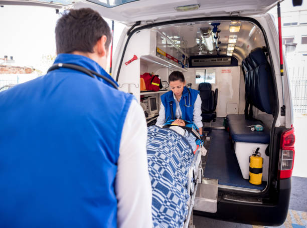 istock Paramedics attending an emergency call 646686922