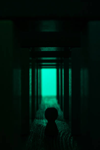 istock Light at the end of tunnel. 646694862