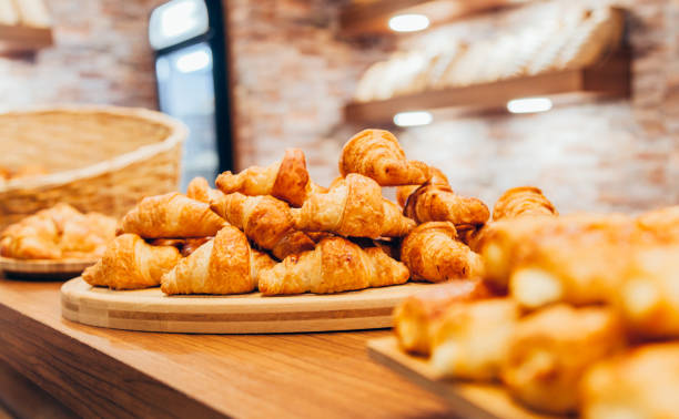 istock French fresh croissant for sale 646699582