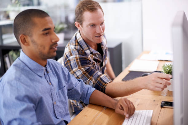 istock Working through ways to bring innovation into their designs 646702560