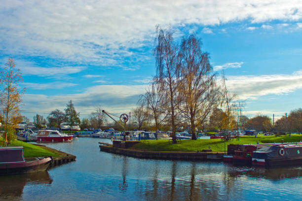 grande ouse a ely - cambridgeshire foto e immagini stock