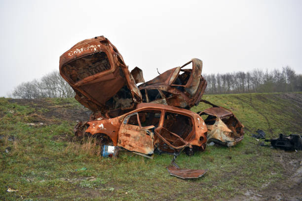 istock Stolen Burnt Out Cars 646707288