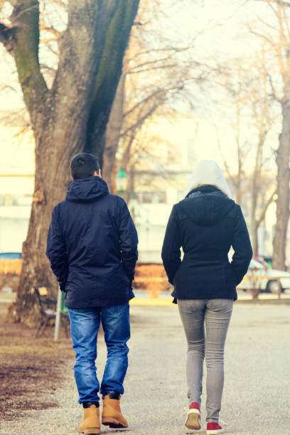 istock Brother and sister enjoy the walk 646717116