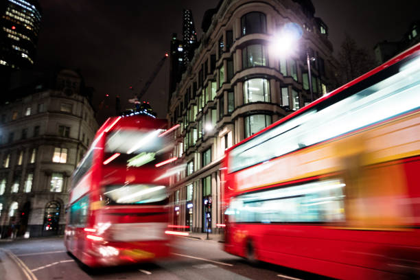istock fast bus in london at night 646733570