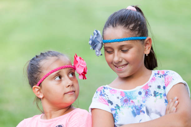istock Two girls playing in the park 646734246