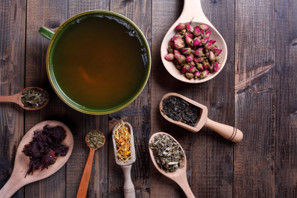 tés de todo el mundo - jasmine tea jasmine herbal tea drink fotografías e imágenes de stock