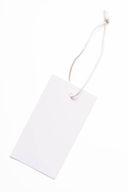 istock Isolated shot of blank tag on white background 646766672