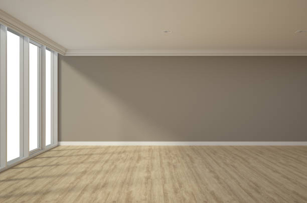 3d rendering interior decoration empty room stock photo