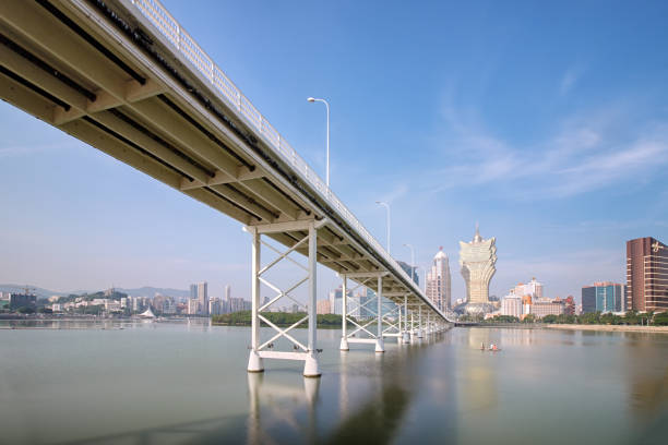 istock Grand Lisboa Hotel Macao and Nam Van Lake 646783694