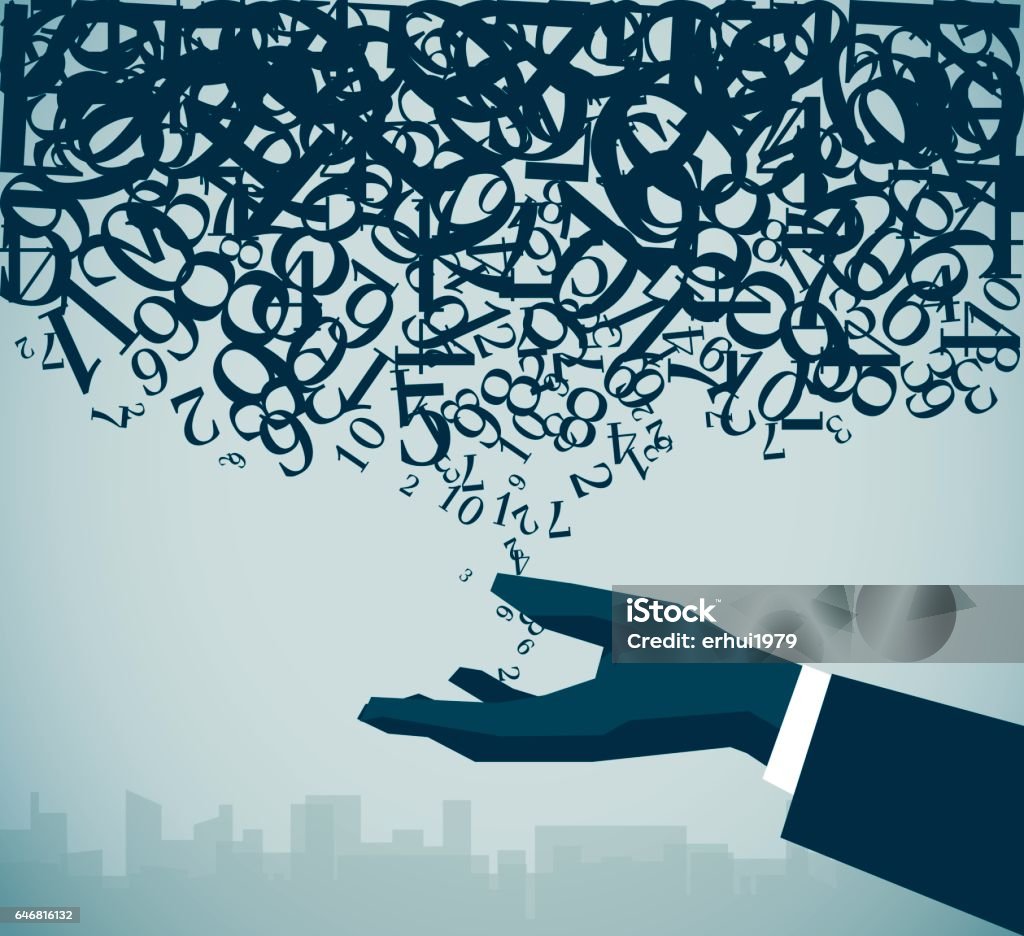 Coding Number Drawing Coding Stock Illustration - Download Image Now - Number, Coding, Flying ...