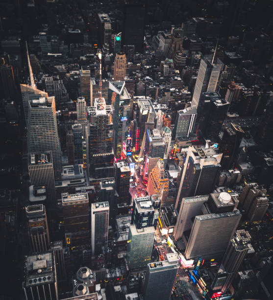 istock aerial view of times square at night 646824632