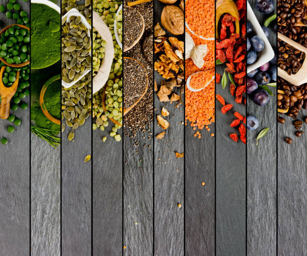 istock Superfood Mix Stripes 646844780