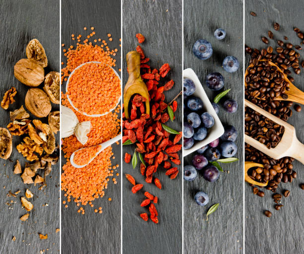 istock Superfood Mix Stripes 646845234