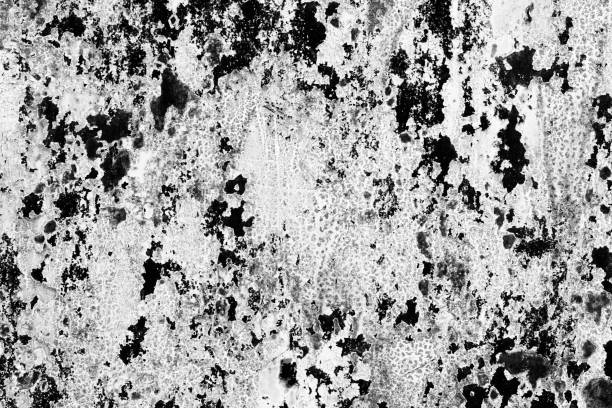 istock Metal texture with scratches and cracks 646852244