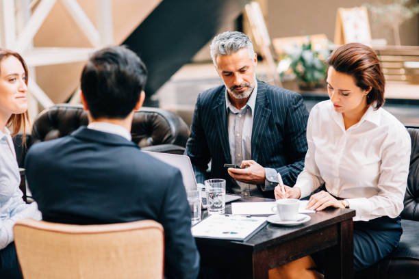 istock Business meeting at the cafe 646852392
