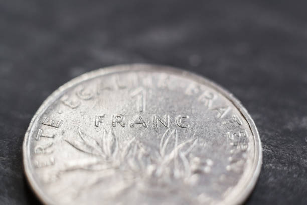 franco franceses - french silver coin fotografías e imágenes de stock