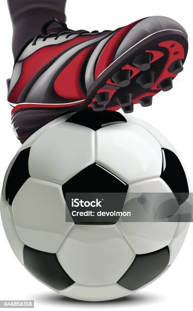 Soccer Ball With Football Player Feet On It Stock Illustration - Download Image Now - Soccer, Sports Ball, Action Movie - iStock Soccer Ball With Football Player Feet On It Stock Illustration - Download Image Now - Soccer, Sports Ball, Action Movie - iStock