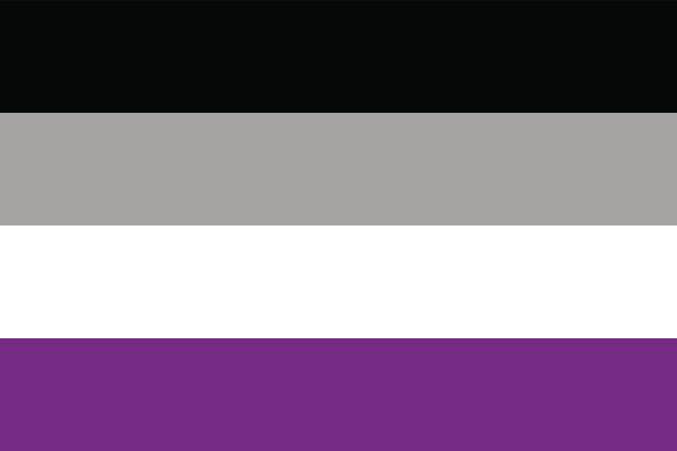 illustrazioni stock, clip art, cartoni animati e icone di tendenza di bandiera dell'orgoglio asessuata e demisessuale - asexual reproduction