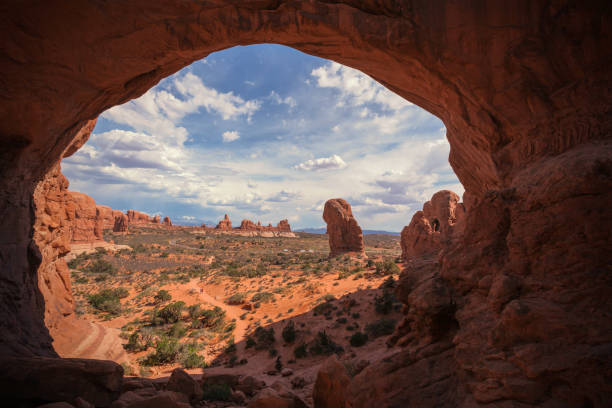 istock Arches National Park landscape 646869188