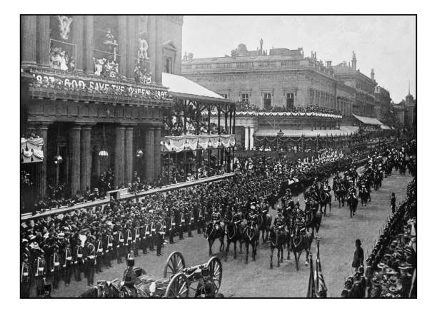 istock Antique London's photographs: Royal procession passing the clubs 646872196