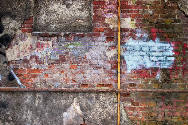 istock grunge texture of a brick wall, antique red masonry surface 646885106