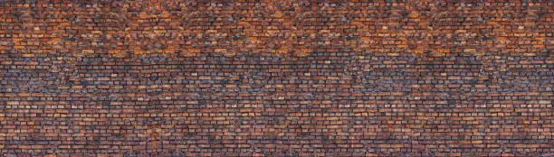 istock panorama brick wall,  broad band of the surface of masonry 646885292