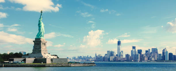 istock Panorama on Manhattan, New York City 646907822