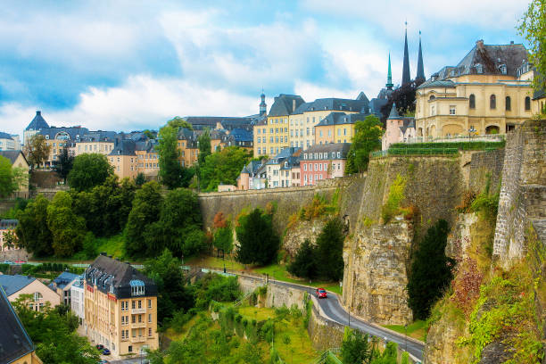 istock View on old Luxembourg City 646907956