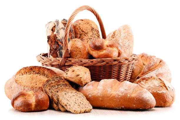 istock Variety of baking products isolated on white 646923874