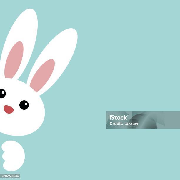 Cute Easter Bunny Stock Illustration - Download Image Now - Easter, Rabbit - Animal, Computer Graphic