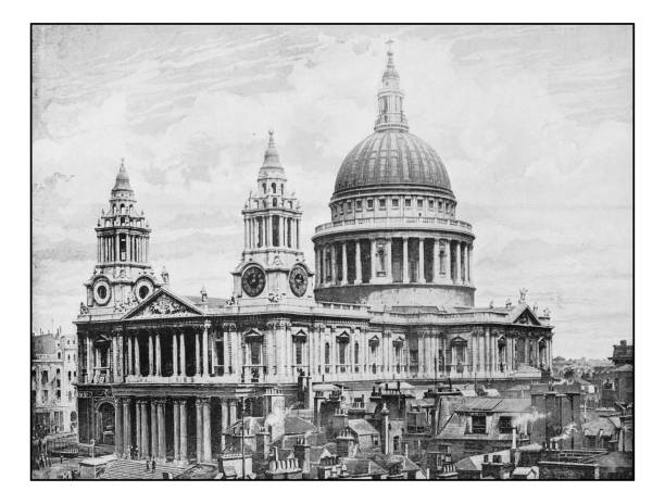 istock Antique London's photographs: St Paul's Cathedral 646926366
