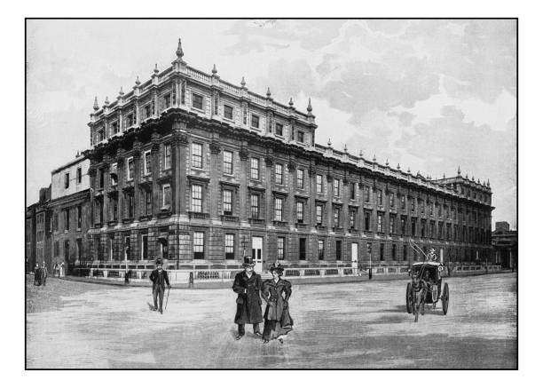 istock Antique London's photographs: The Treasury, Whitehall 646927434