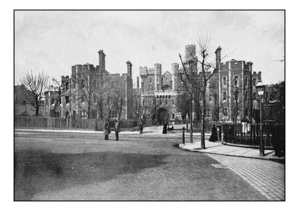istock Antique London's photographs: Holloway Gaol prison 646935100