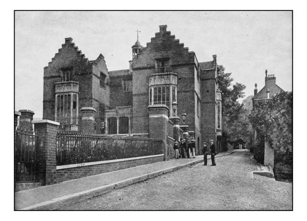 istock Antique London's photographs: The old school, Harrow 646935456