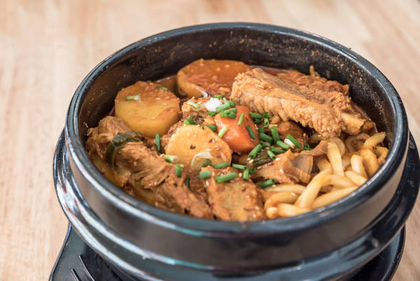 istock Gamjatang Korean Spicy Pork rib 646937244