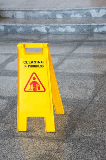 istock Yellow Sign warning with 