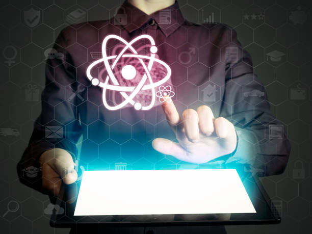 istock Concept of scientific and educational online service. 646946066