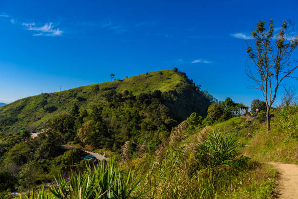 istock Doi Pha Tang viewpoint ,Chiang Rai province in Thailand.  beautiful location 646954866