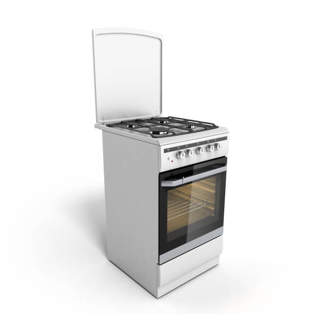 istock gas stove 3d render isolated on a white background 646957128