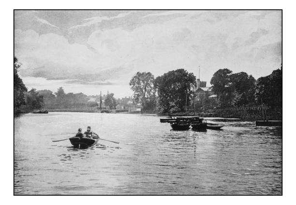 istock Antique London's photographs: Twickenham ferry 646959892
