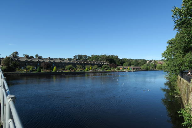 istock River Wharfe at Otley, West Yorkshire, UK 646969706