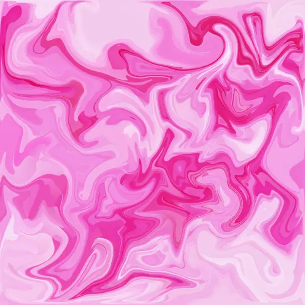 Pink Digital Acrylic Color Swirl Or Similar Marble Twist Texture Background