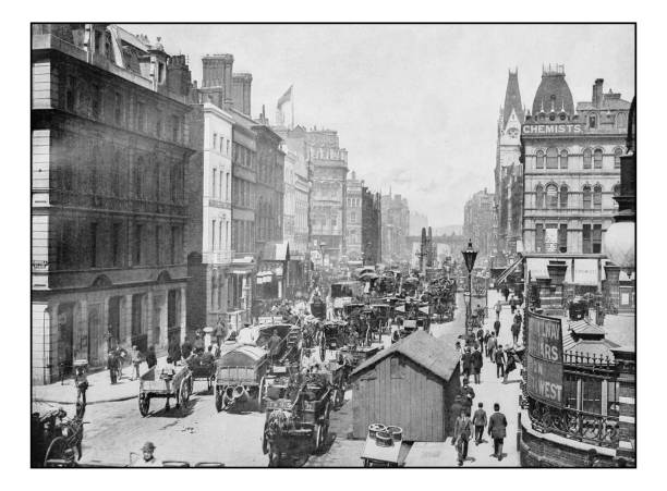 istock Antique London's photographs: New bridge street, Blackfriars 646971778