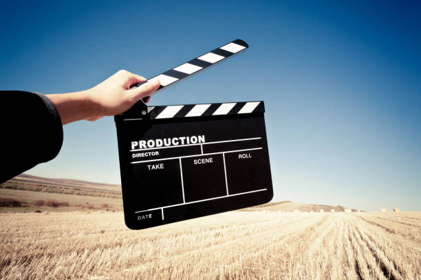 istock Hands holding a movie clapboard 646975034