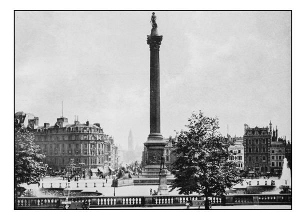 istock Antique London's photographs: Trafalgar Square 646975158