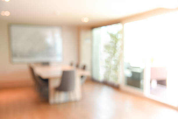 abstract blur office meeting room for background or backdrop design
