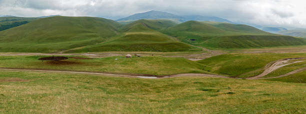 istock Steppe Kazakhstan, Trans-Ili Alatau, plateau Assy, 646978106